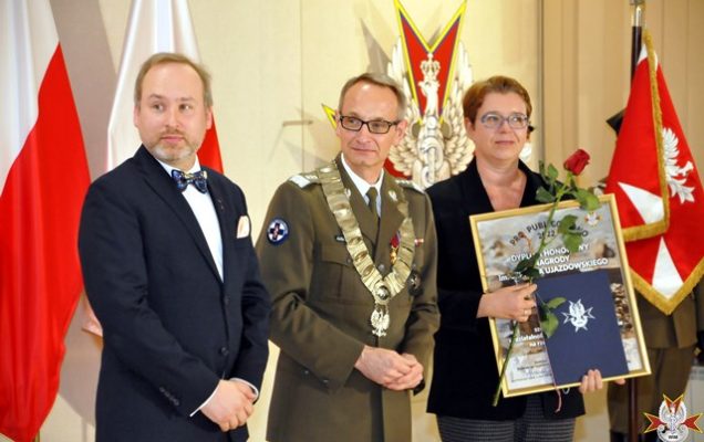 Maria Ciesielska z Dyrektorem WIM
