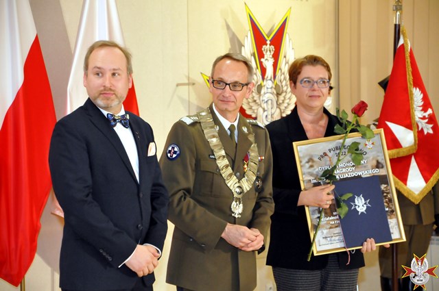 Maria Ciesielska z Dyrektorem WIM