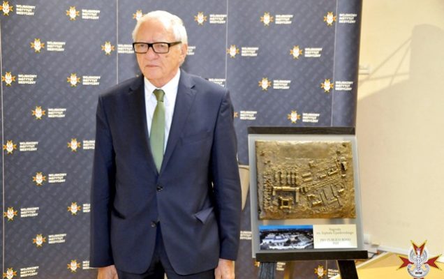 Witold Rużyłło z nagrodą szpitala ujazdowskiego