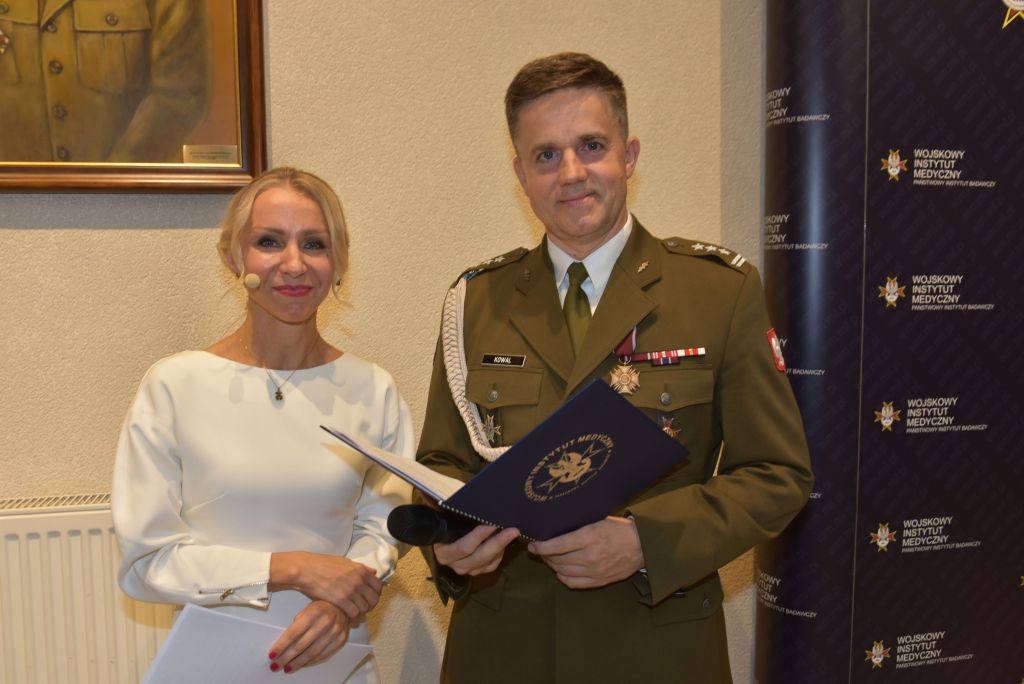 Rozpoczęcie roku akademickiego w wojskowym instytucie medycznym. Małgorzata Złotkowska
