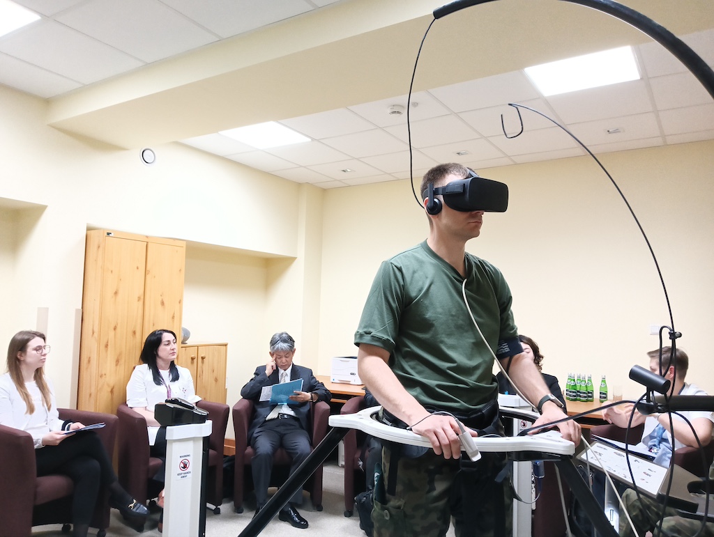 badanie za pomocą technologii wirtualnej rzeczywistości (VR)