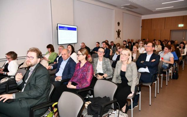 XVI Zgromadzenie Ogólne Polskiej Sieci Badań Klinicznych. Słuchacze podczas konferencji.