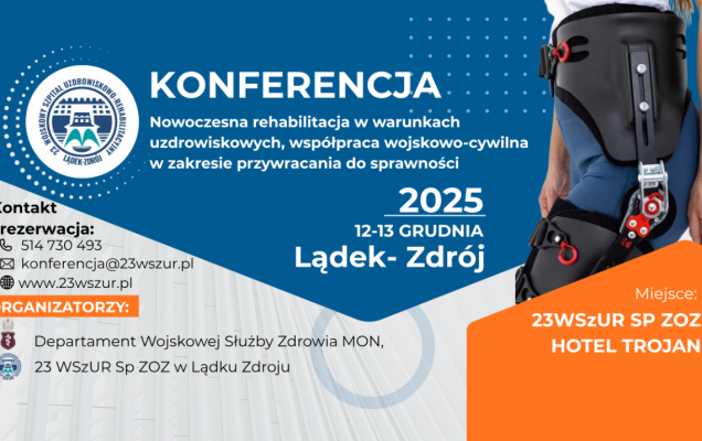 Plakat reklamowy konferencji.