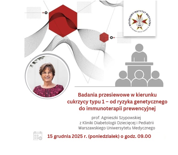 Plakat reklamowy wykładu.